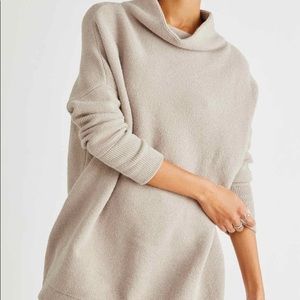 BNWT Free People Ottoman Tunic in colour Oyster